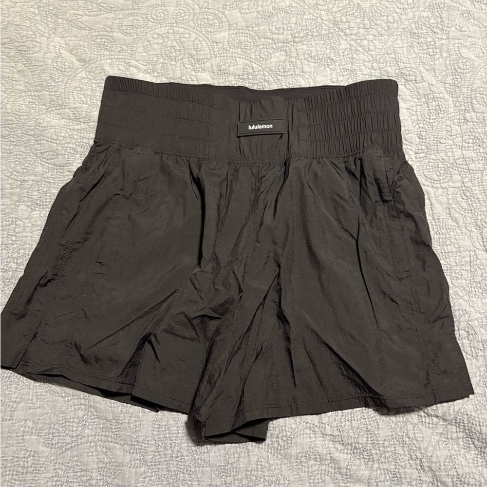 lululemon athletica Black Athletic Shorts with Elastic Waistband